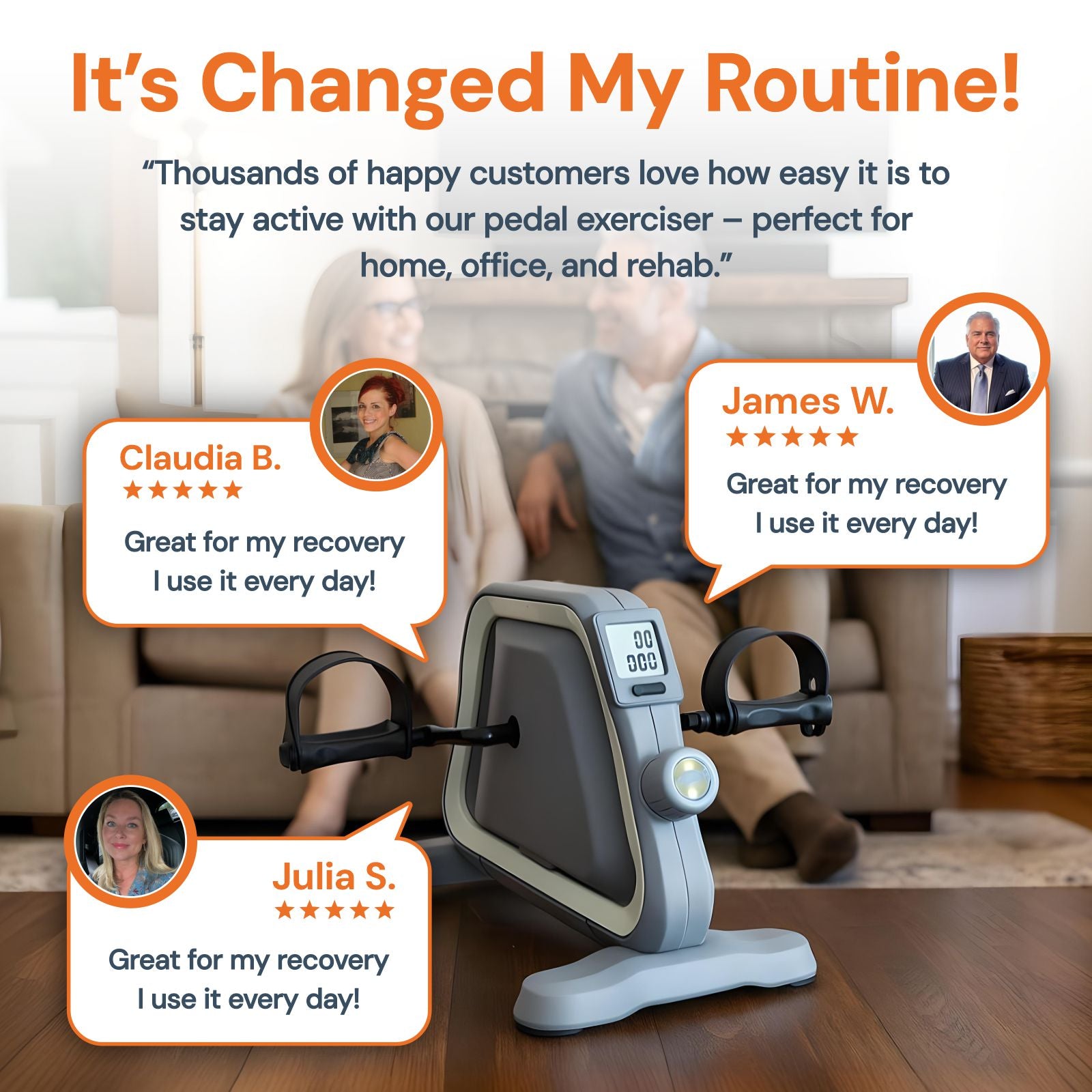 Mini Pedal Exerciser for Arms & Legs – Rehab & Home Fitness