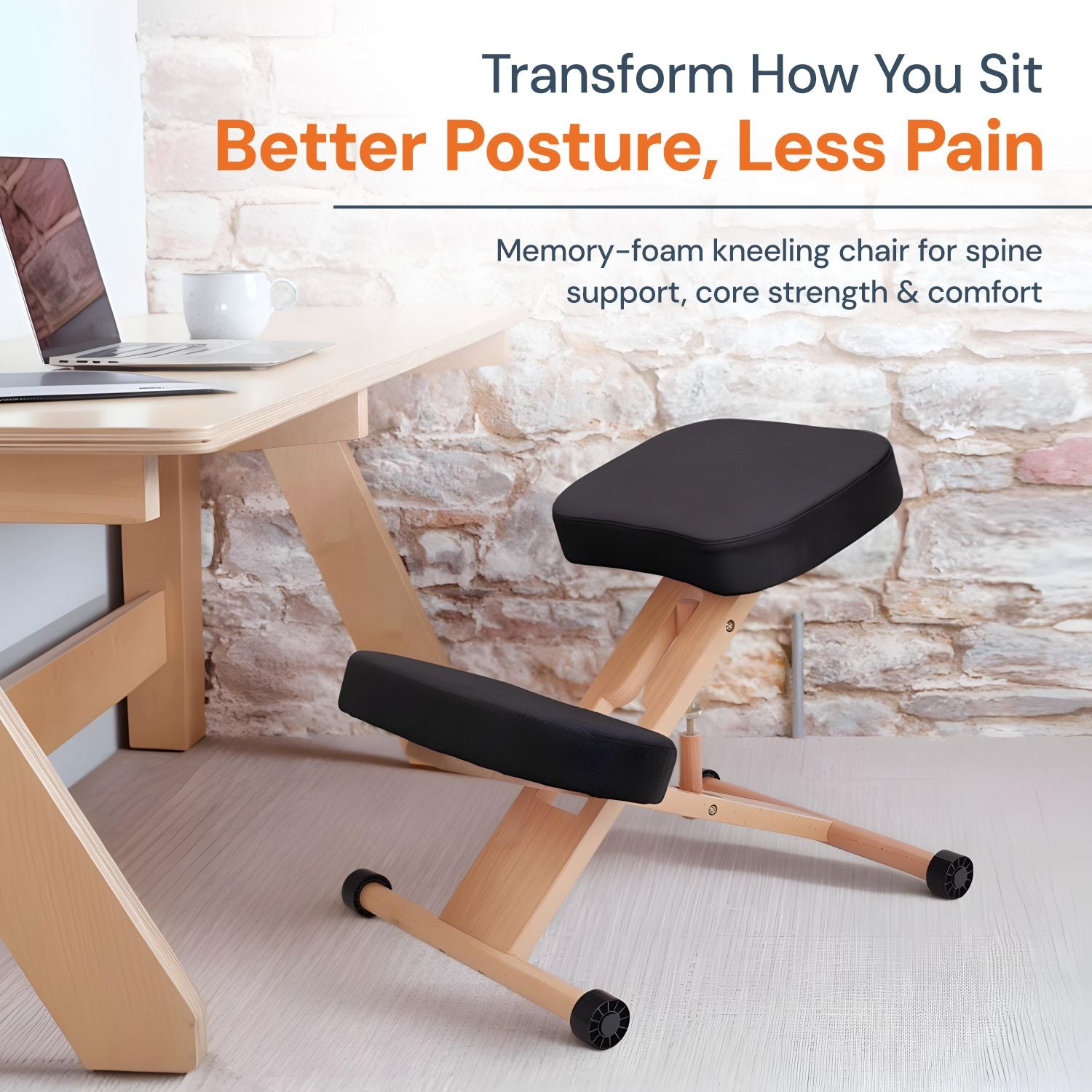 Memory Foam Kneeling Chair | Posture