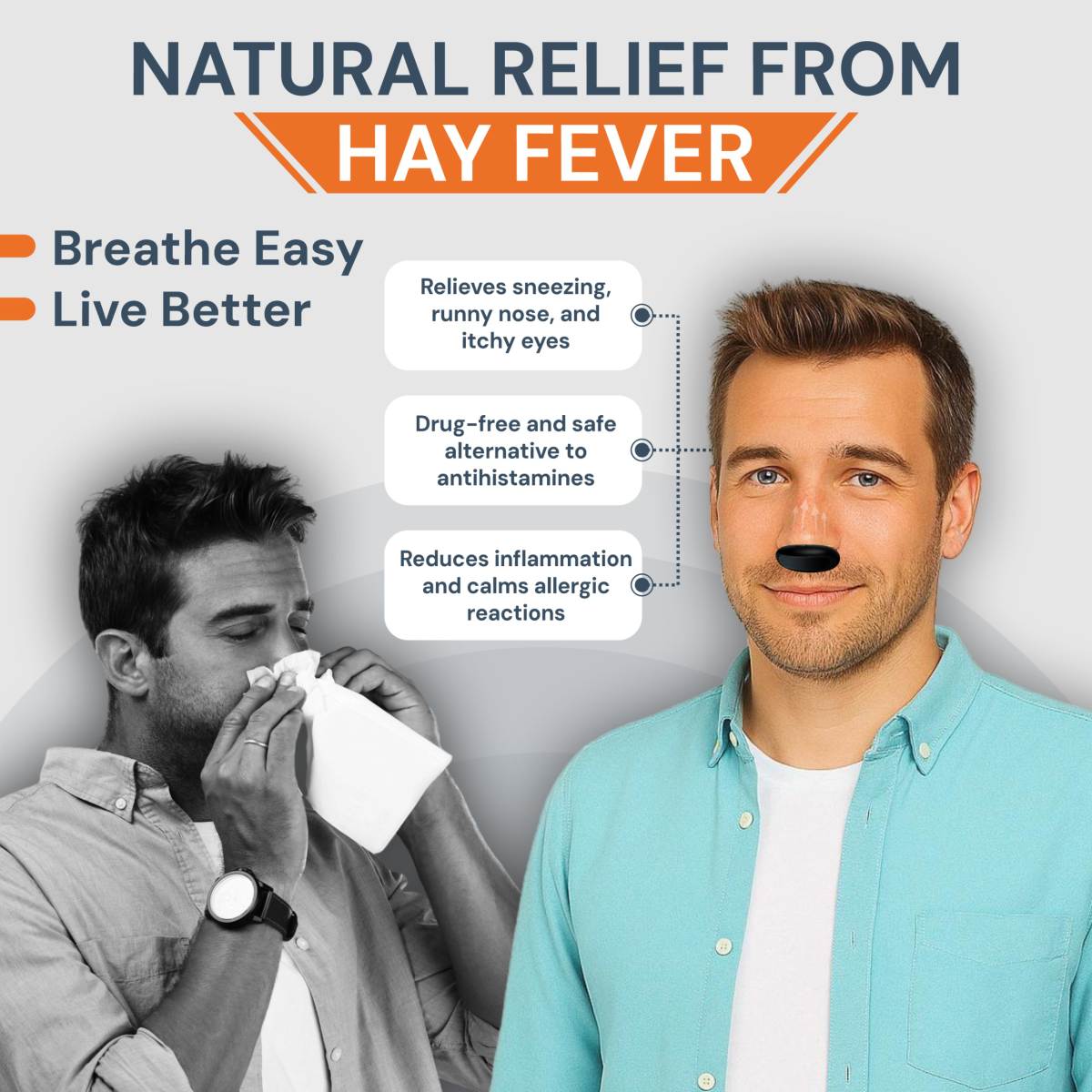 Red Light Therapy Device for Nasal Allergy & Rhinitis