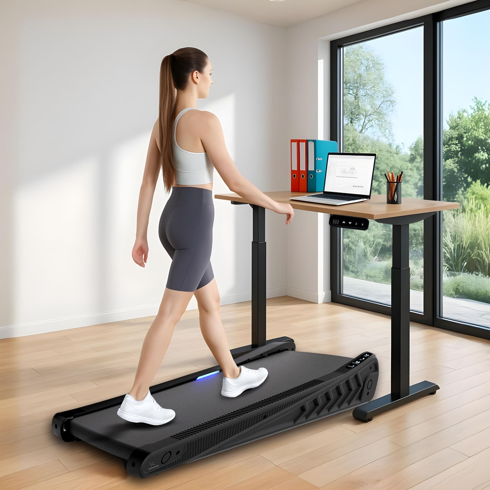 Electric Desk & Walking Pad Bundle