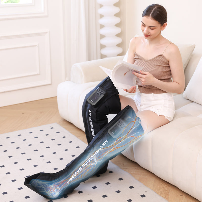 Air Compression Massager – Wireless Recovery for Leg Circulation & Muscle Relief