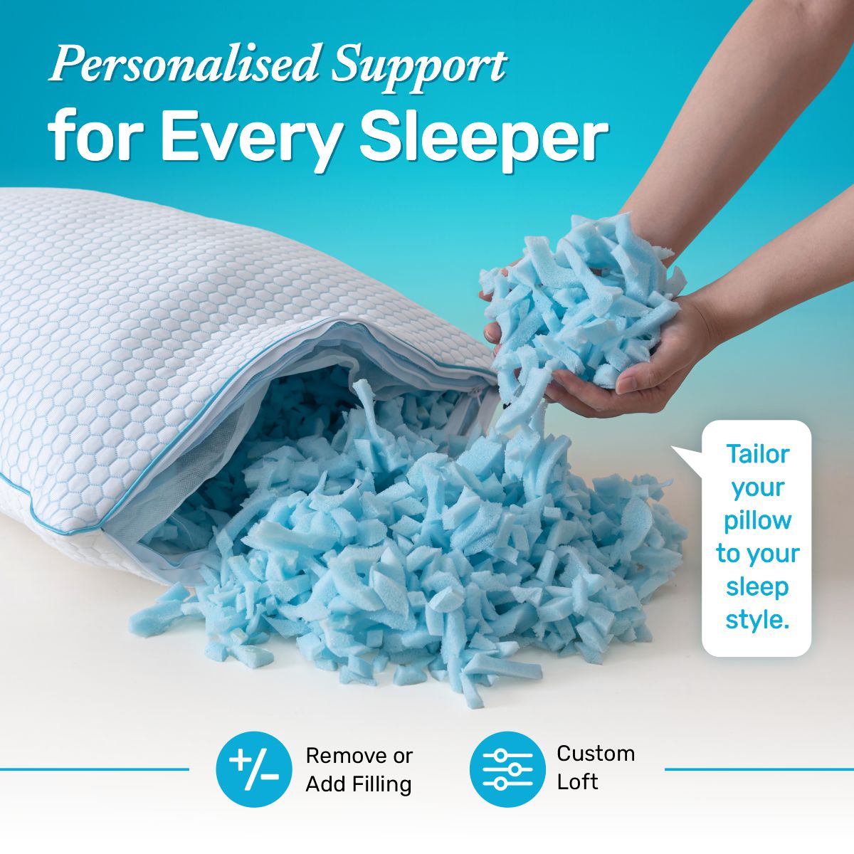 Memory Foam Hybrid Pillow
