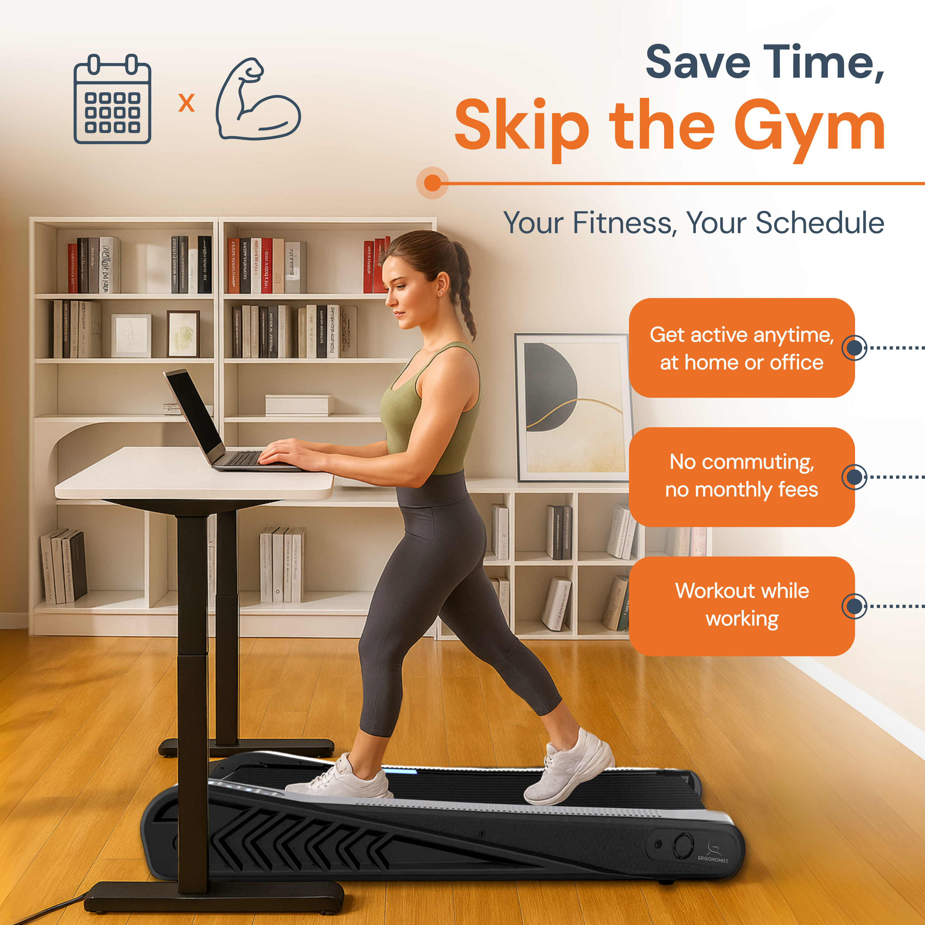 Electric Desk & Walking Pad Bundle