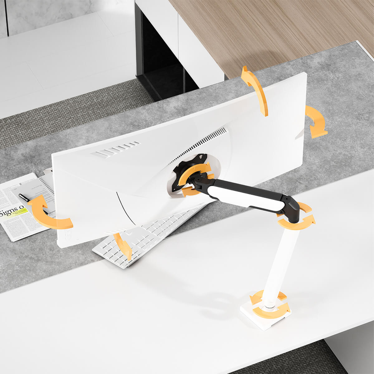 AeroMount | Gas Sprung Monitor Arm