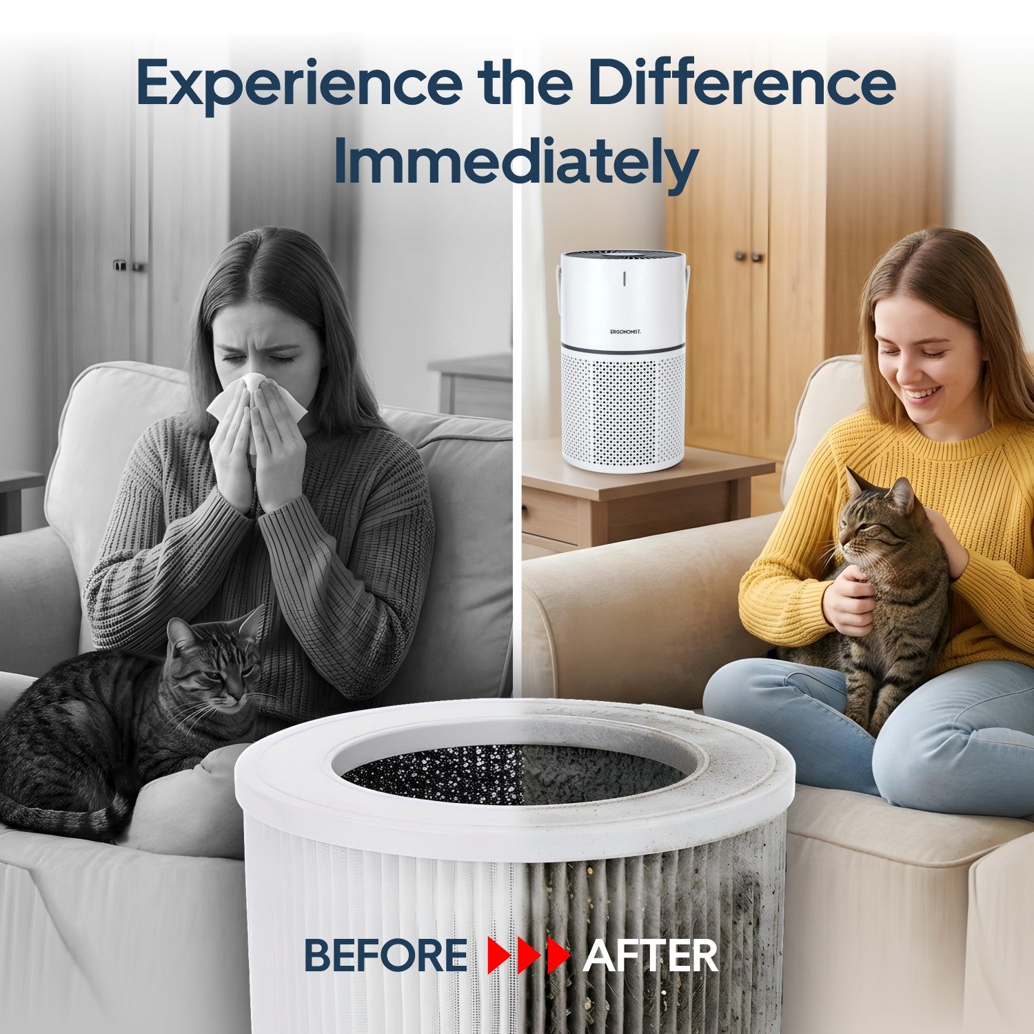 Atmos Air Purifier | HEPA Smart Filter