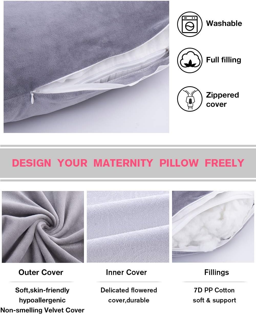 Pregnancy & Nursing (2-in-1) Body Pillow