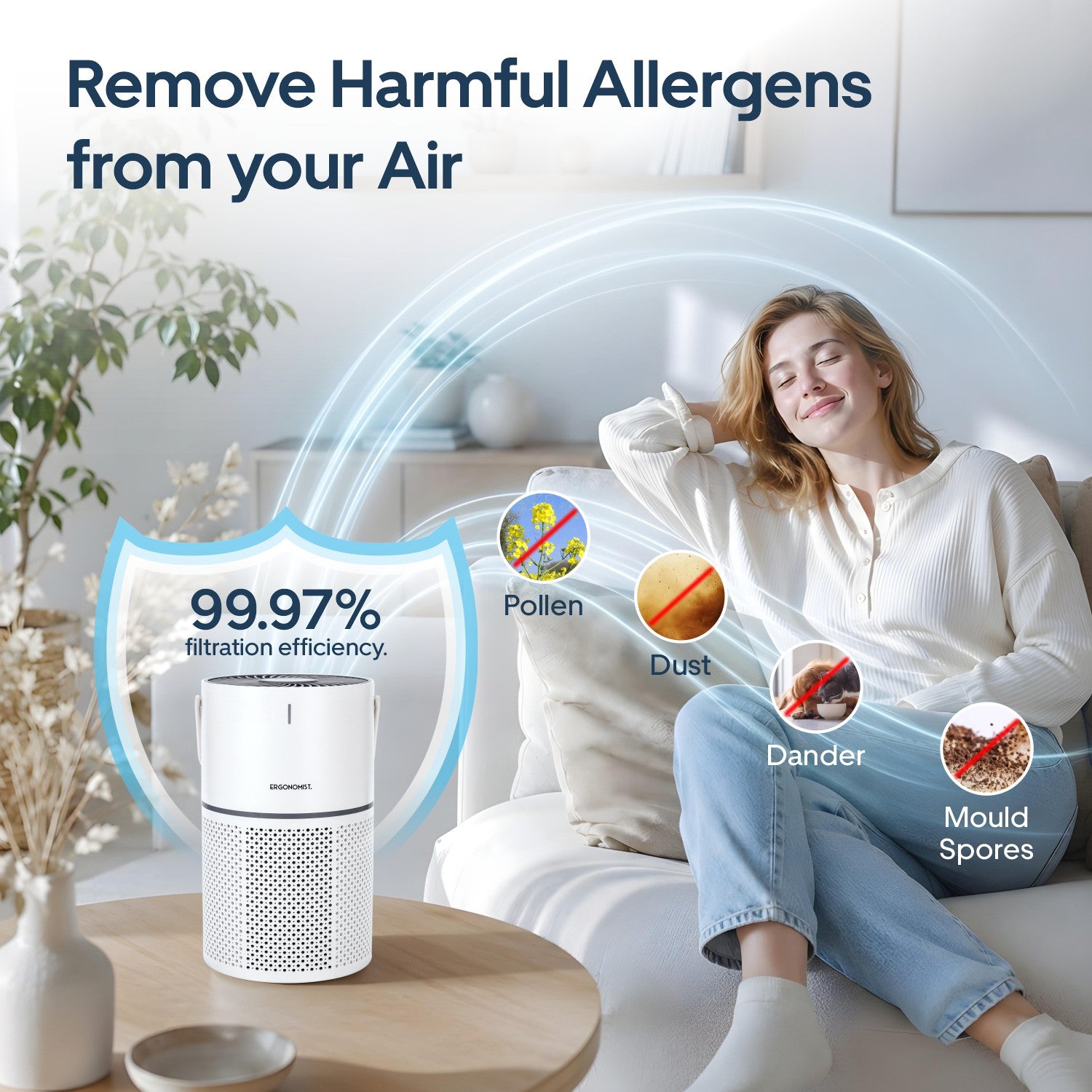 Atmos Air Purifier | HEPA Smart Filter