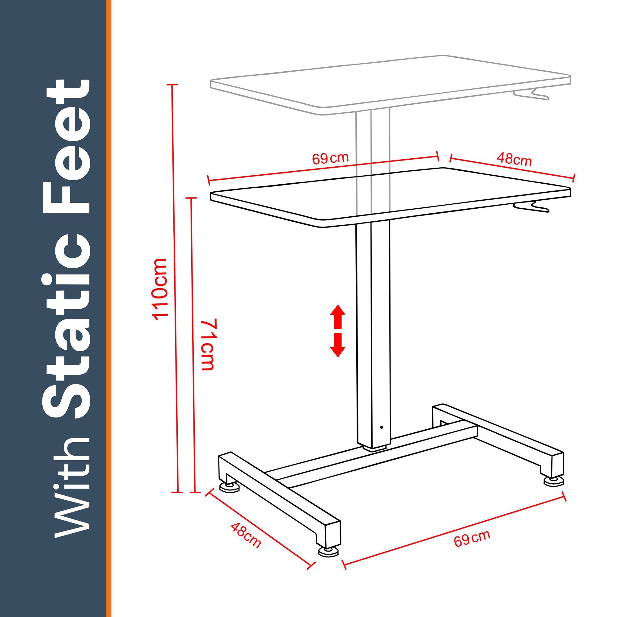 Airlift Sit Stand Desk | Lite
