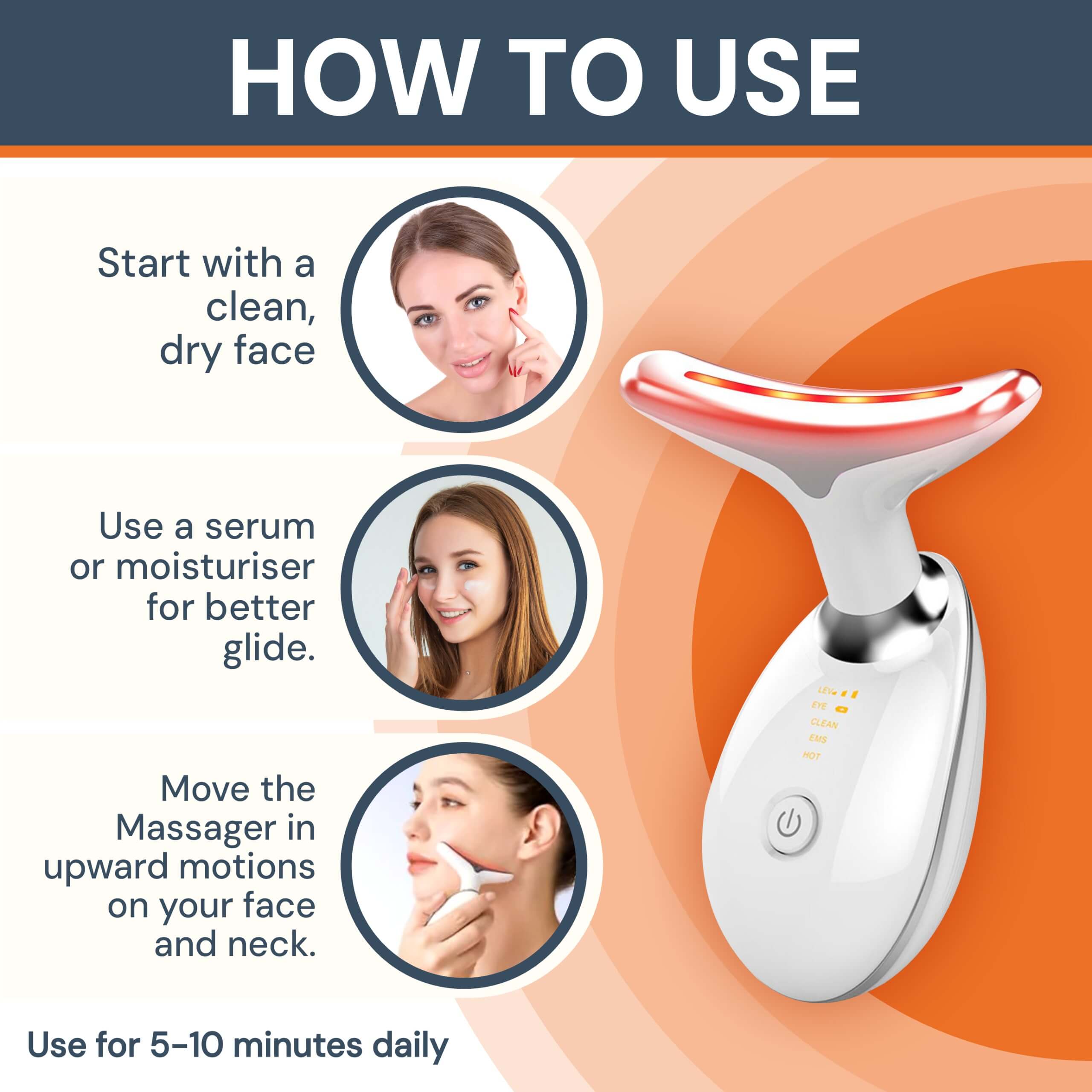 Face & Neck Lifting Massager | Face Sculptor