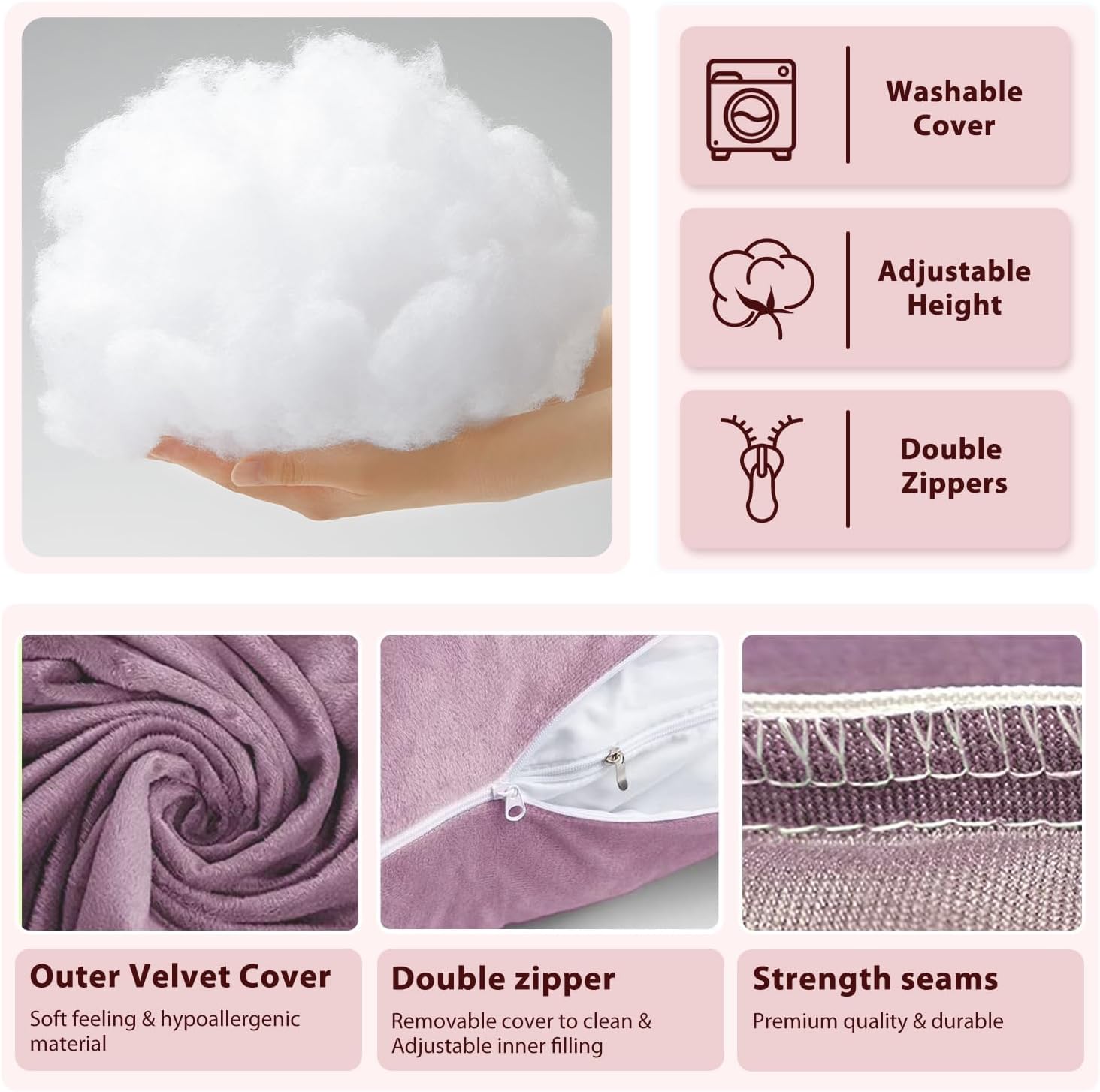 Pregnancy & Nursing (2-in-1) Body Pillow