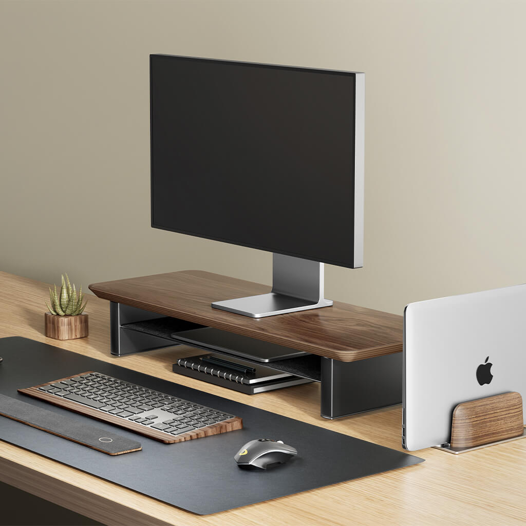 Desk Shelf Monitor Stand – Ergonomic & Organised