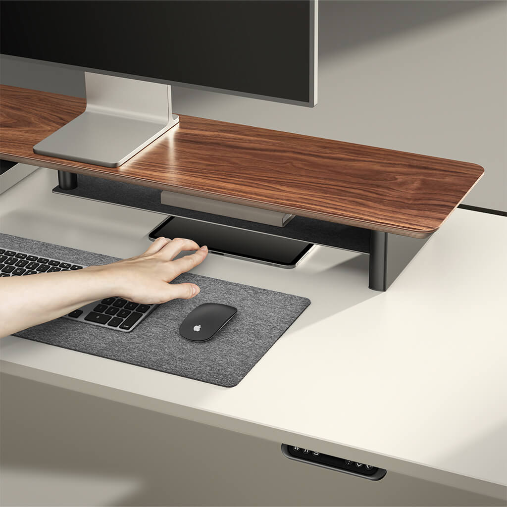 Desk Shelf Monitor Stand – Ergonomic & Organised