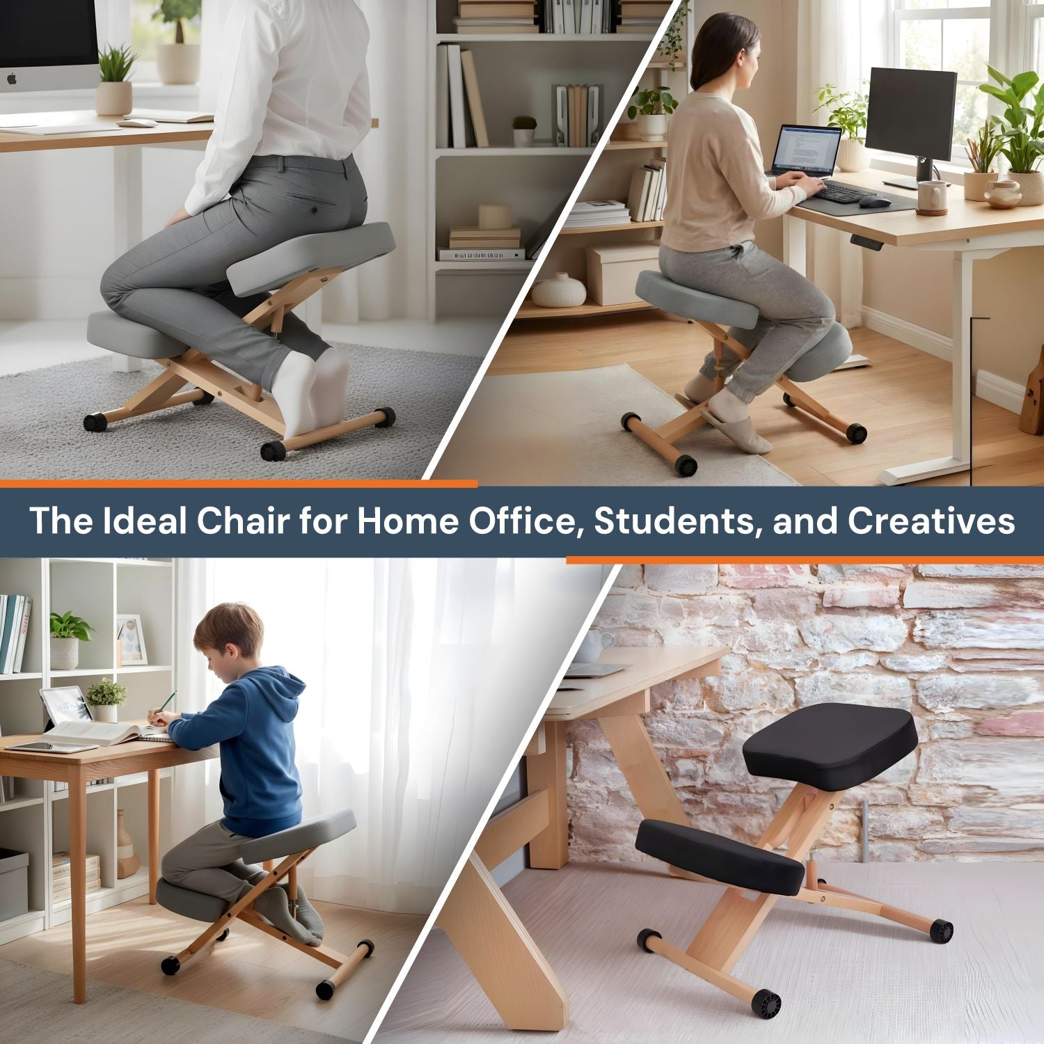 Memory Foam Kneeling Chair | Posture