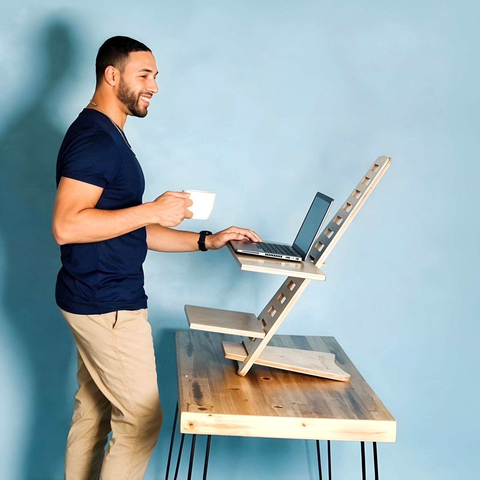 Ergonomic Height Adjustable & Portable Standing Desk