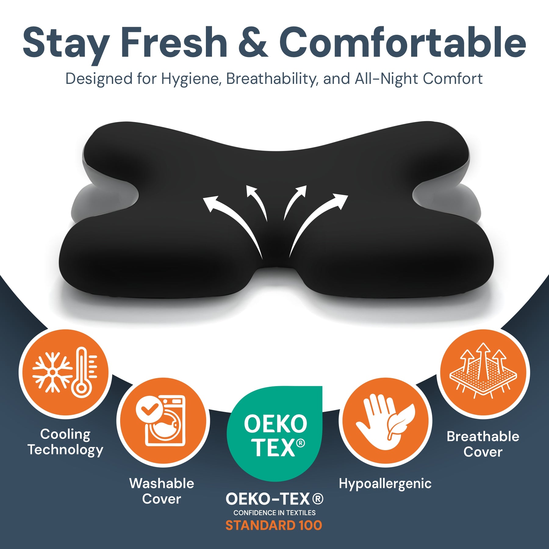 Ergonomic Cervical Pillow - Upgrade Your Sleep