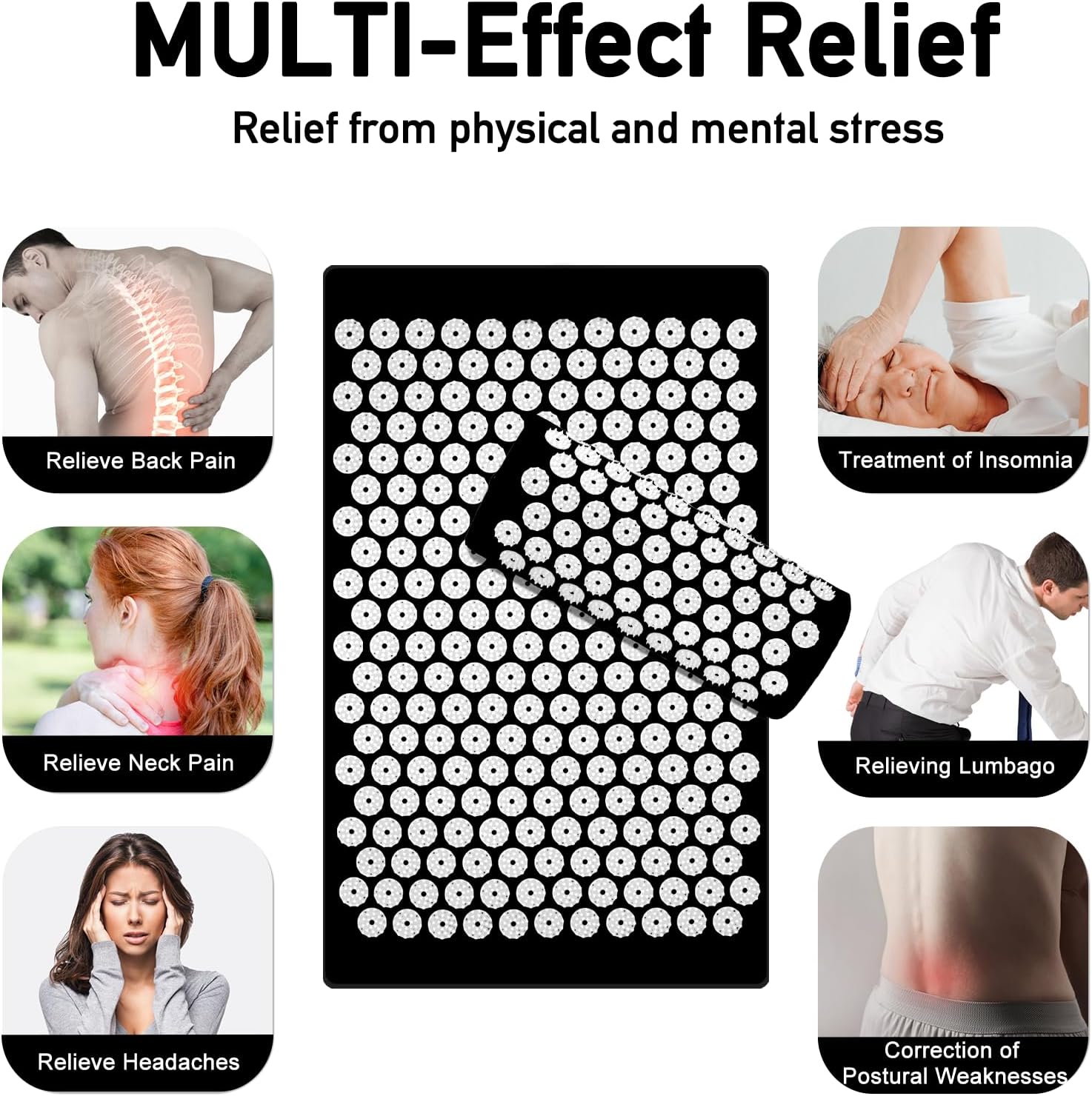 Acupressure Mat & Pillow Set