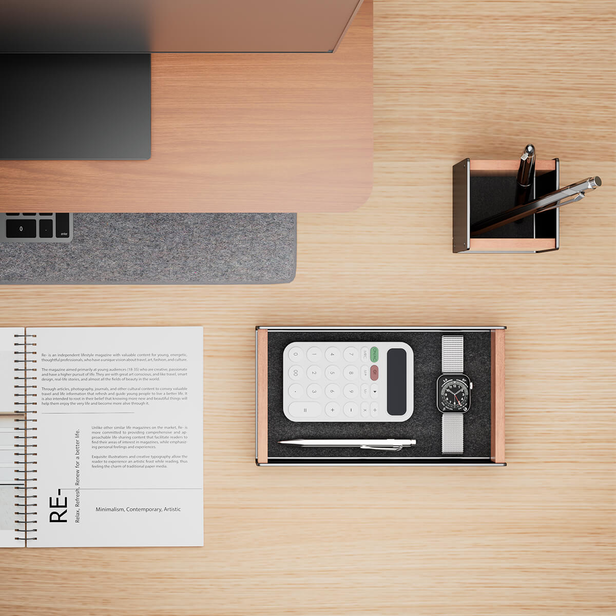 Catch-All Desk Tray