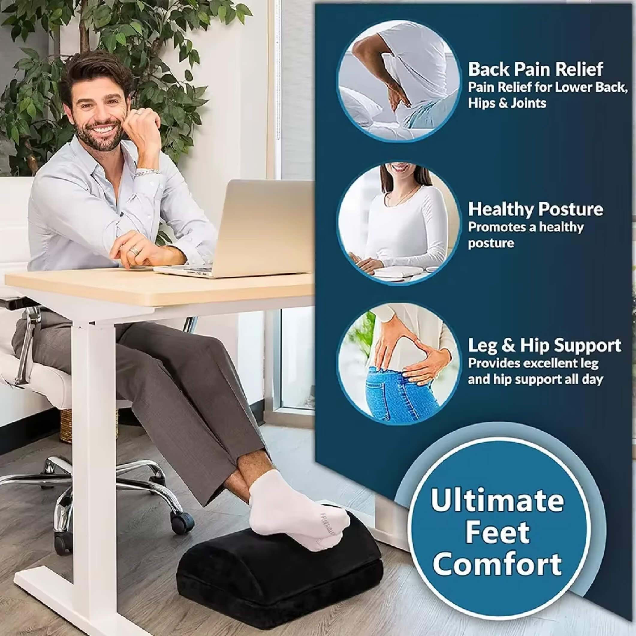 Under Desk Foot Rest | Foot Stool