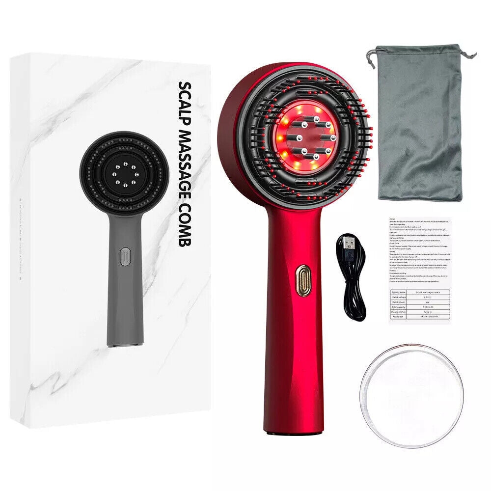 3-in-1 Scalp Massager for Hair Growth & Relaxation