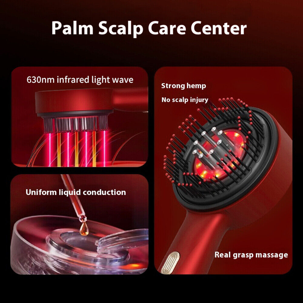 3-in-1 Scalp Massager for Hair Growth & Relaxation